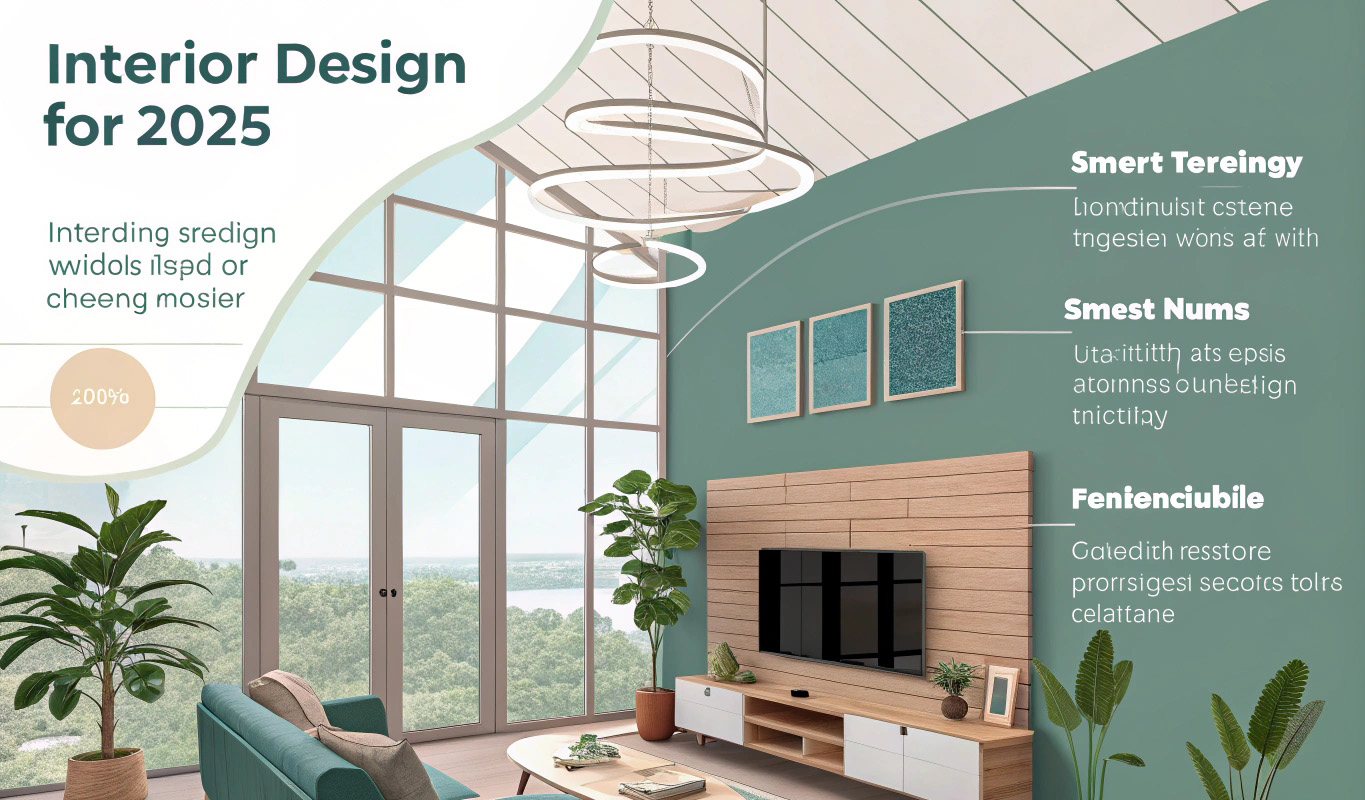 Imagen representando tendencias de diseño interior en 2025